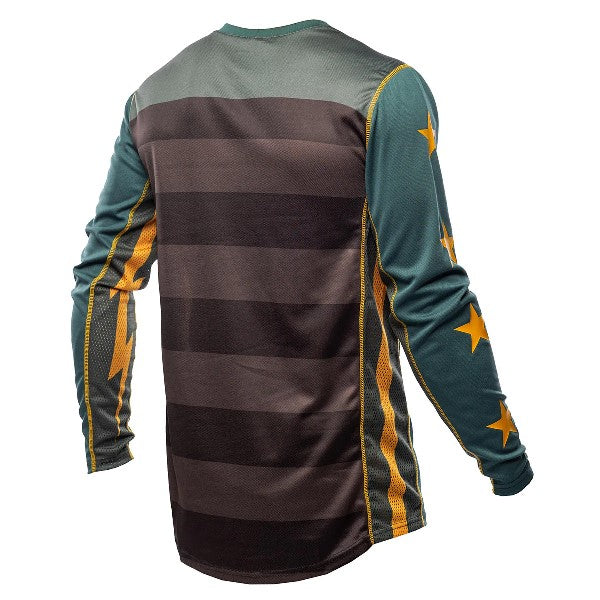 Chandail de Motocross Grindhouse Ramone/Fasthouse /vert et noir de dos