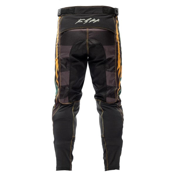 Pantalon de Motocross Grindhouse Ramone Vert/Noir, Dos