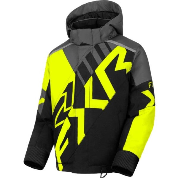 Manteau de Motoneige Cold Cross CX Fast Junior Noir Jaune
