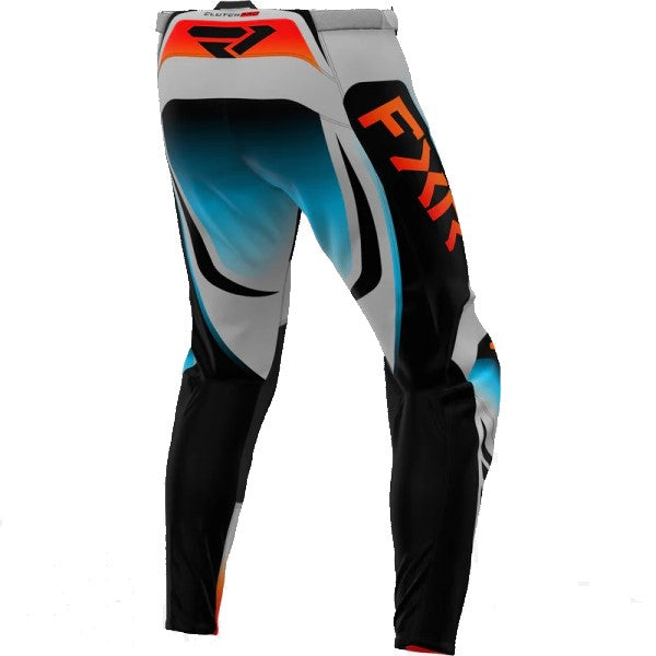 Pantalon de Motocross Clutch Pro Mx Gris orange, arrière