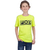 T-Shirt Podium Premium Junior FXR haute visibilité, de face