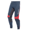Pantalon de Motocross Helix Circuit Bleu/Rouge, de face