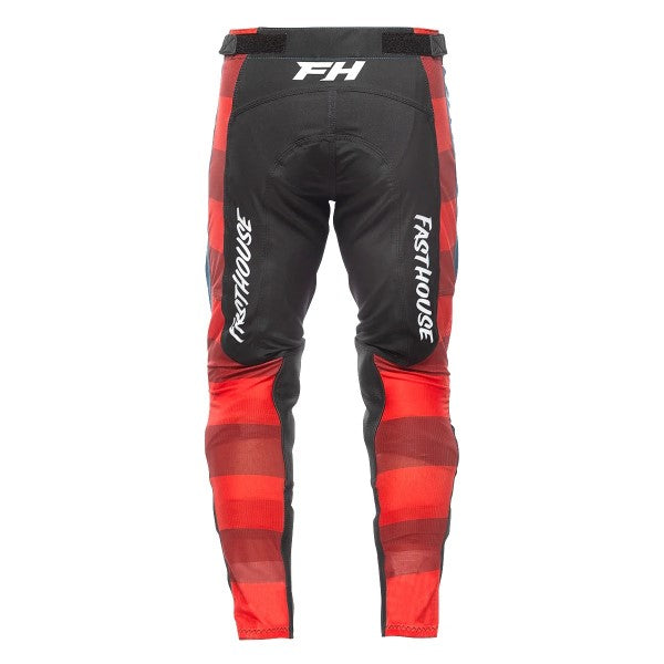 Pantalon de Motocross Helix Podium Bleu/Rouge, Dos