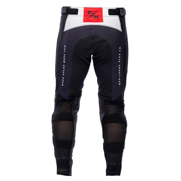 Pantalon de Motocross Helix Monaco Blanc/Noir, Dos