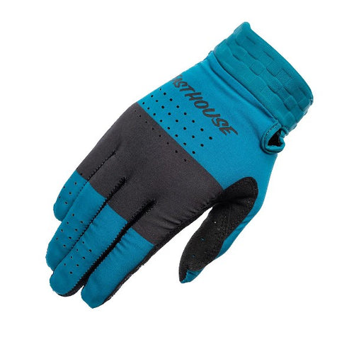 Gants de Motocross Helix Monaco/Fasthouse/Bleu noir /droite