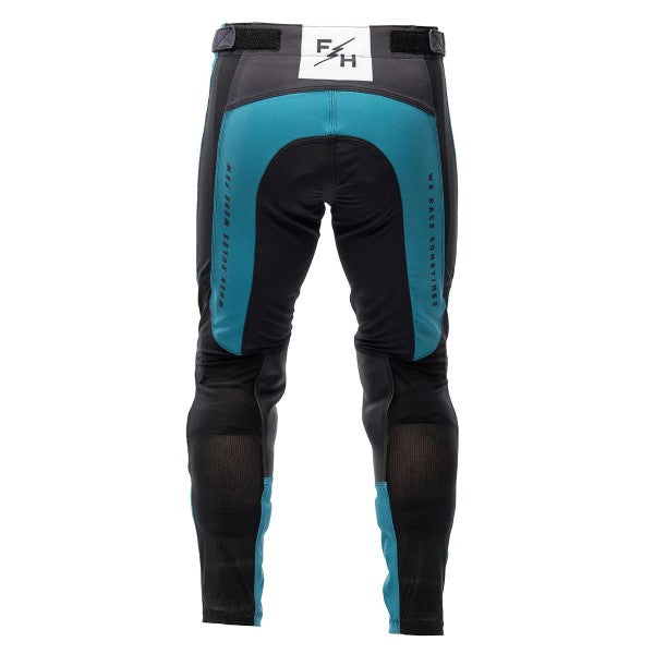 Pantalon de Motocross Helix Monaco Bleu/Noir, Dos