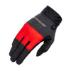 Gants de Motocross Helix Monaco/Fasthouse/rouge noir /droite