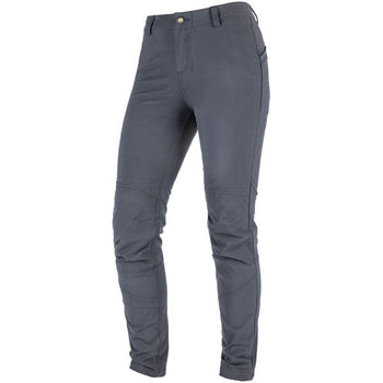 Pantalon de Moto Hella 4 Femme Icon gris, de face