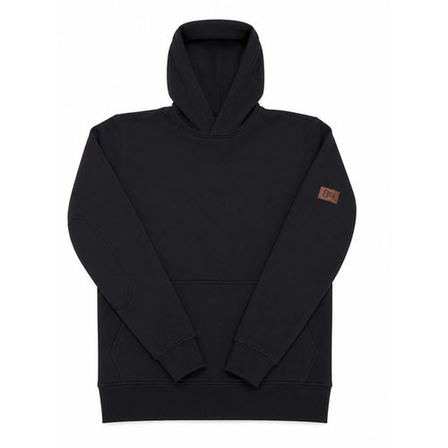 Coton Ouaté de Moto AA 8 Gear avec Capuchon Noir, de face
