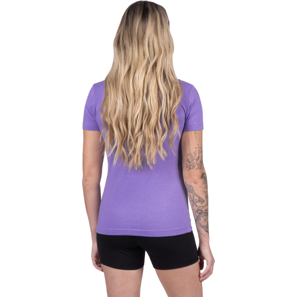 T-Shirt Hydrogen Premium Femme FXR mauve, de dos