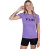 T-Shirt Hydrogen Premium Femme FXR mauve, de face