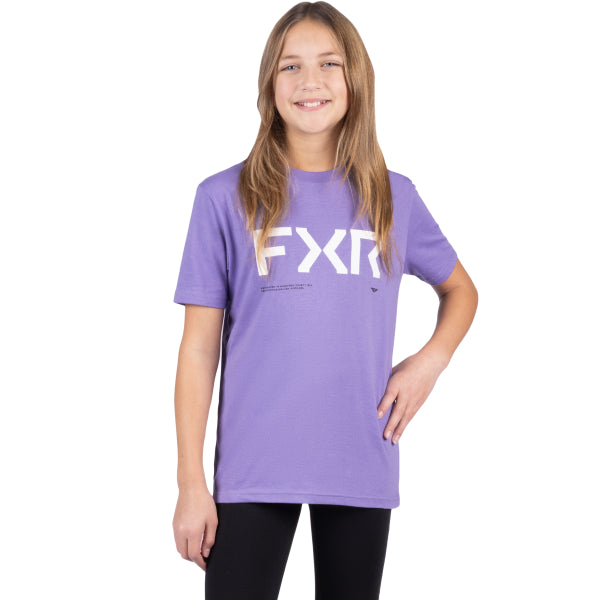 T-Shirt Hydrogen Premium Junior FXR mauve, de face
