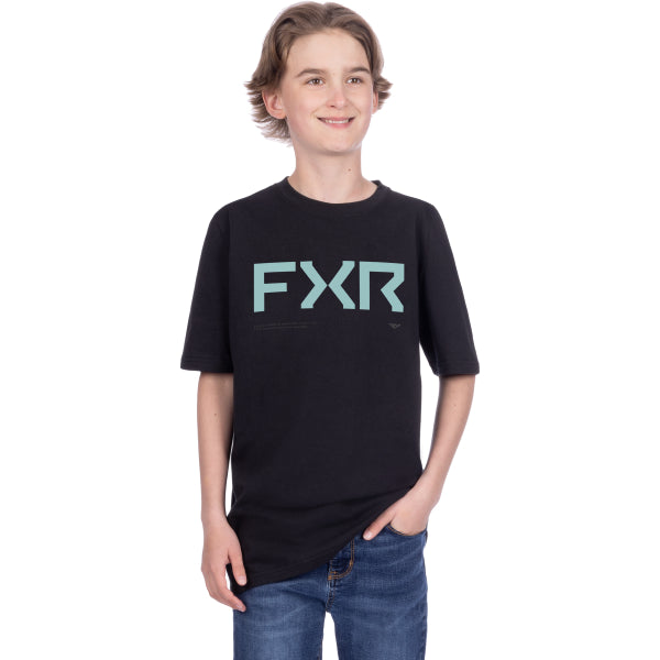 T-Shirt Hydrogen Premium Junior FXR noir, de face