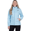 Manteau Hydrogen Softshell Femme FXR bleu, de face
