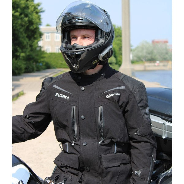 Manteau de Moto Tacoma Femme Noir