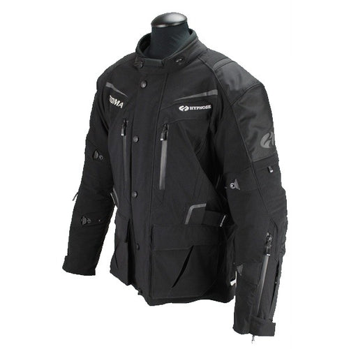 Manteau de Moto Tacoma Femme Noir, de face