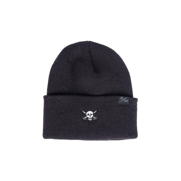 Tuque Rufus Cuff Bébé/Fasthouse/noir de face 