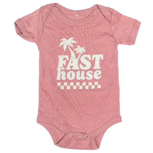 Pyjama Vacay Bébé/Fasthouse/mauve de face