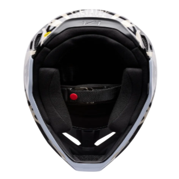 Casque de Motocross V1 Diffuse Édition Spéciale/Fox/noir; intérieur