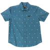Chemise Jasper Button Up/Fasthouse/bleu, de face