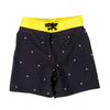 Maillot de Bain Jasper Enfant/Fasthouse/noie haute-visibilité, de face