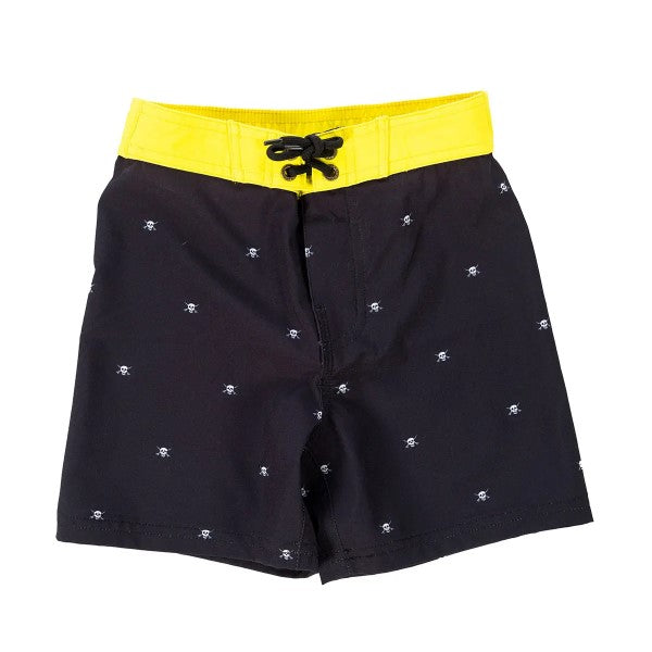 Maillot de Bain Jasper Enfant/Fasthouse/noie haute-visibilité, de face