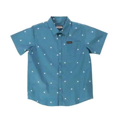 Chemise Jasper Junior/Fasthouse/bleu de face