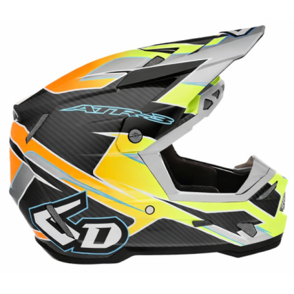 Casque de Motocross ATR-3 Reflex Carbone Junior Jaune