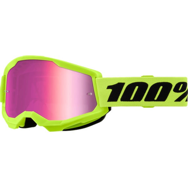 Lunettes de Motocross Strata 2 Lentille Miroir Haute visibilité 