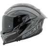 Casque Intégral de Moto RKT 240 Reactor Gris, côté gauche