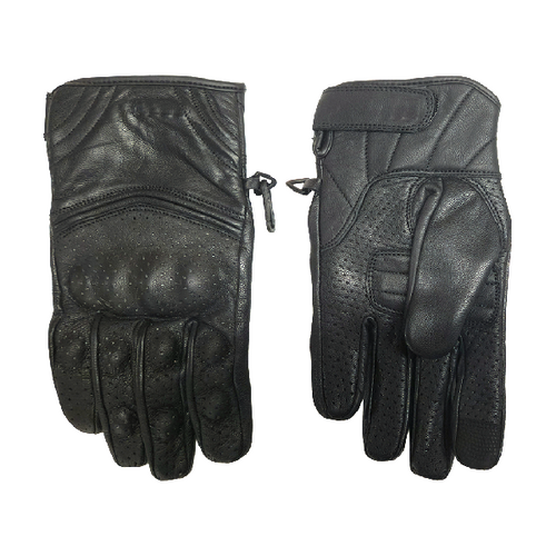 Gants de Moto KTC 2409 en Cuir Noir
