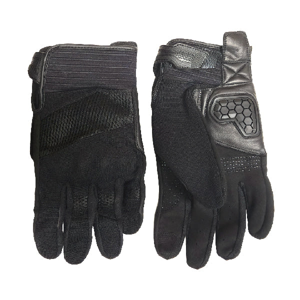 Gants de Moto KTC 2537 en Cuir Noir