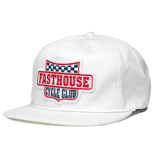 Casquette Krest/Fasthouse/blanc de face