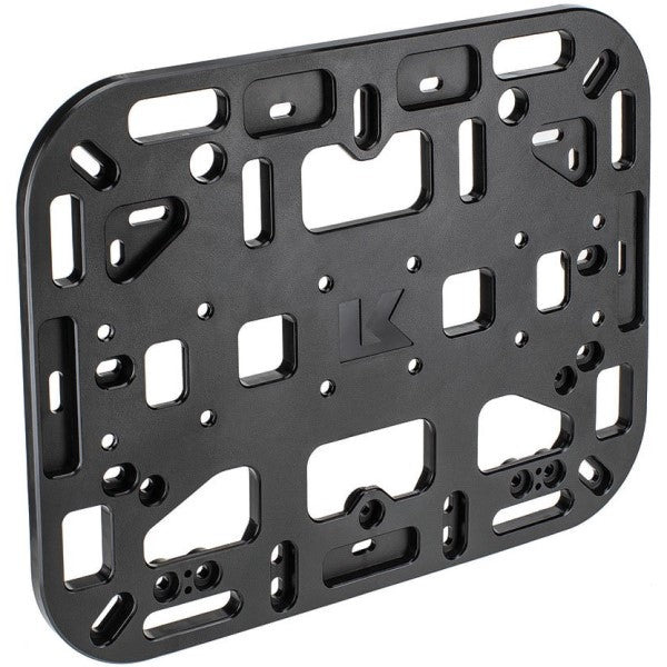 Plateforme pour harnais de siège de moto Kriega Noir incliné de gauche