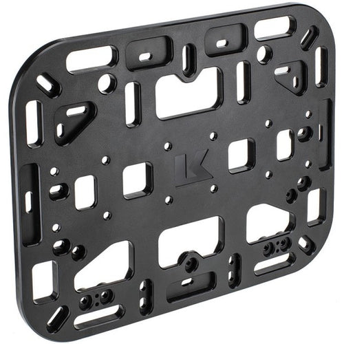 Plateforme pour harnais de siège de moto Kriega Noir incliné de gauche