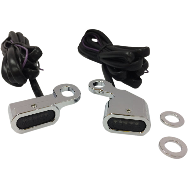 Feu de Guidon DEL de Moto Harley Davidson - Drag Specialties, L22-0230CE