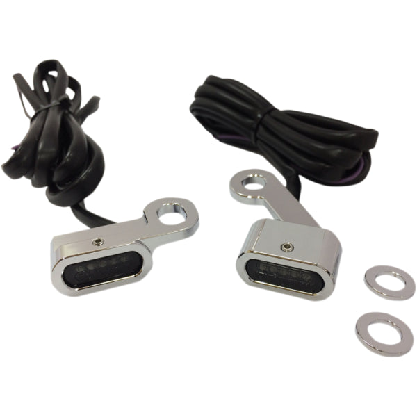 Feu de Guidon DEL de Moto Harley Davidson - Drag Specialties, L22-0231CE