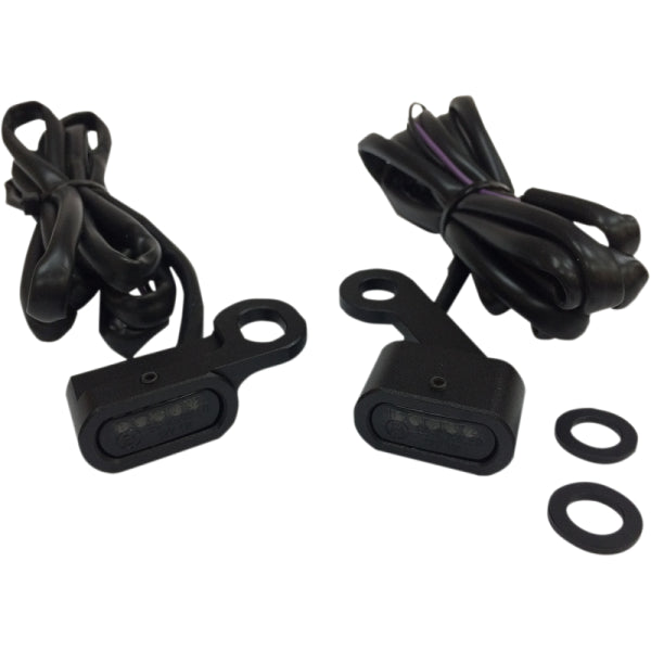 Feu de Guidon DEL de Moto Harley Davidson - Drag Specialties, L22-0231MBE