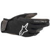 Gants de Motocross Drop 6.0 Enduro noir, en face