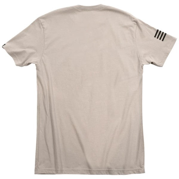 T-Shirt Logo Fasthouse Gris Dos