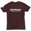 T-Shirt Logo Fasthouse Rouge Devant