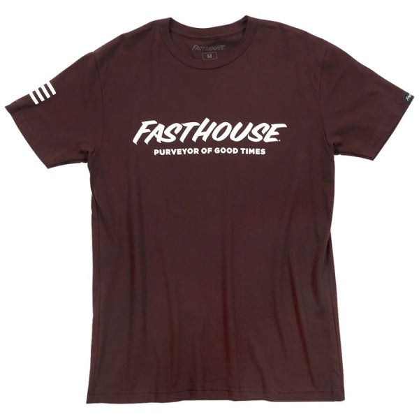 T-Shirt Logo Fasthouse Rouge Devant