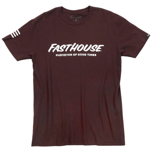 T-Shirt Logo Fasthouse Rouge Devant