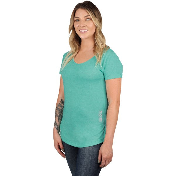 T-Shirt Lotus pour Femme Vert