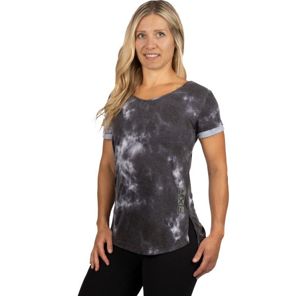 T-Shirt Lotus pour Femme Gris