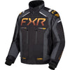 Manteau de Motoneige Adrenaline FX 2-en-1 Noir/Orange de face