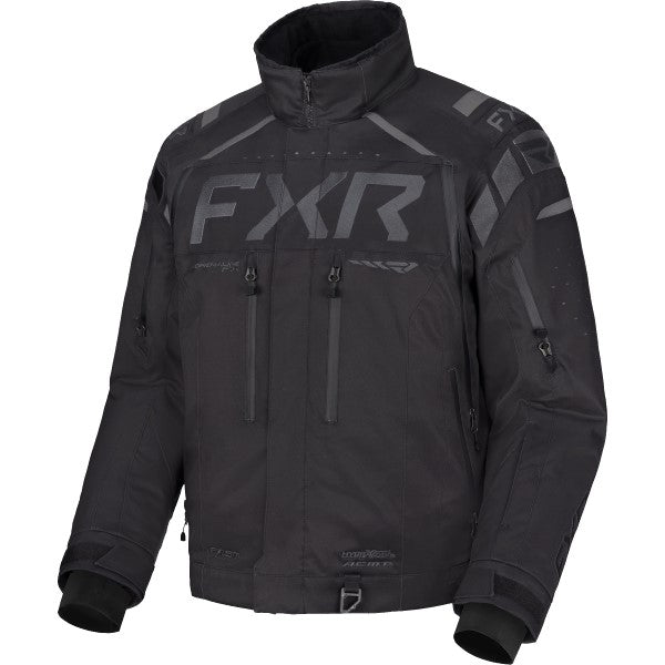 Manteau de Motoneige Adrenaline FX 2-en-1 Noir Ops de face