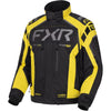 Manteau de Motoneige Adrenaline FX 2-en-1 Noir/Jaune de face