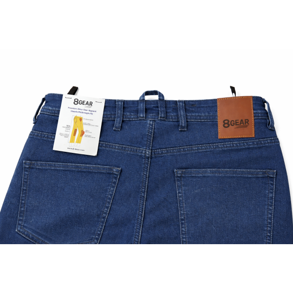 Pantalon de Moto Jeans Kevlar 8Gear Bleu medium - arrière