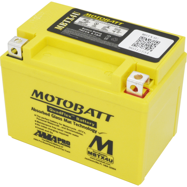 Batterie AGM Quadflex MBTX4U